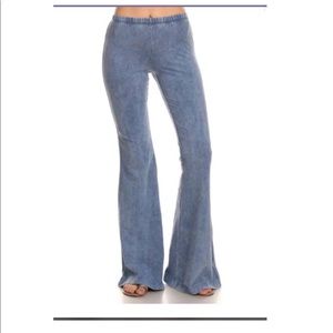 NWOT Mineral Wash Bell Bottom Pants